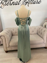 Load image into Gallery viewer, Kristy formal dress (come with separate adjustable strap) Black/ lilac /sage green