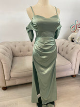 Load image into Gallery viewer, Kristy formal dress (come with separate adjustable strap) Black/ lilac /sage green
