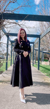 Load image into Gallery viewer, Mia Long Double Breasted Coat Dress