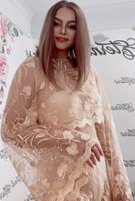 Load image into Gallery viewer, Emily embroidered long sleeves and pans PJ/Bridal set