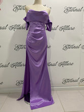 Load image into Gallery viewer, Kristy formal dress (come with separate adjustable strap) Black/ lilac /sage green
