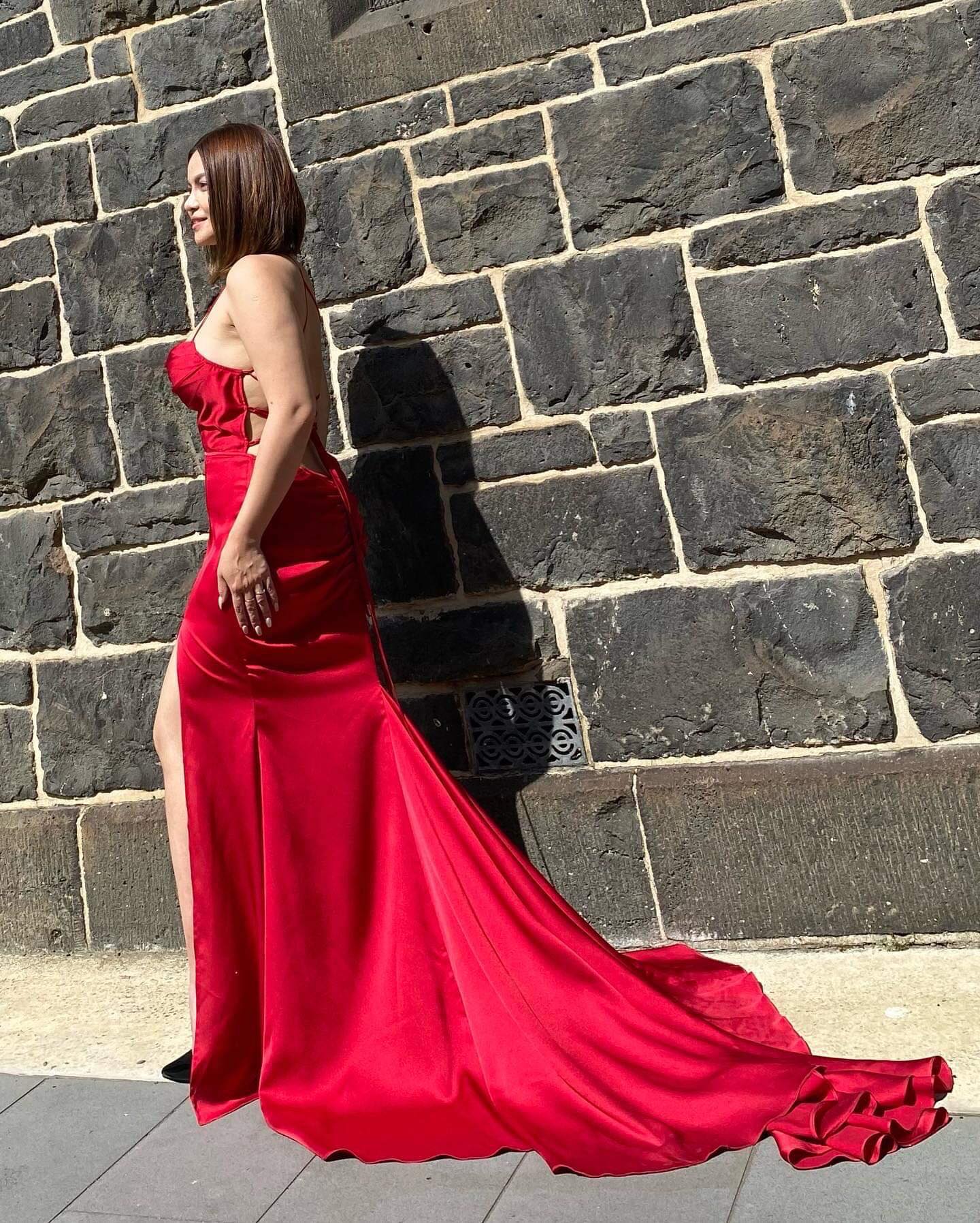 Lisa long red formal dress  Eternal Allure Pty Ltd