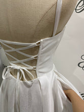 Load image into Gallery viewer, Gemma wedding , debutante dress ( with pockets , slit , removable adjustable shoulder straps ))
