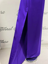 Load image into Gallery viewer, Jenny purple formal dress (with slit)
