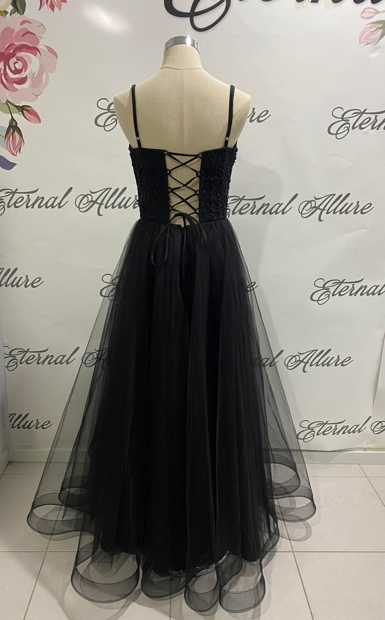 Nikki black wedding dress , black formal dress with pockets. – Eternal  Allure Pty Ltd