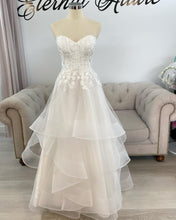 Load image into Gallery viewer, Jennifer waterfall wedding dress , deb dress
