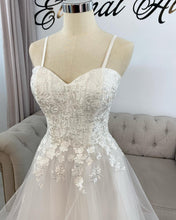 Load image into Gallery viewer, Jennifer waterfall wedding dress , deb dress
