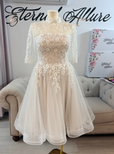 Load image into Gallery viewer, Kaye medi length Wedding Dress
