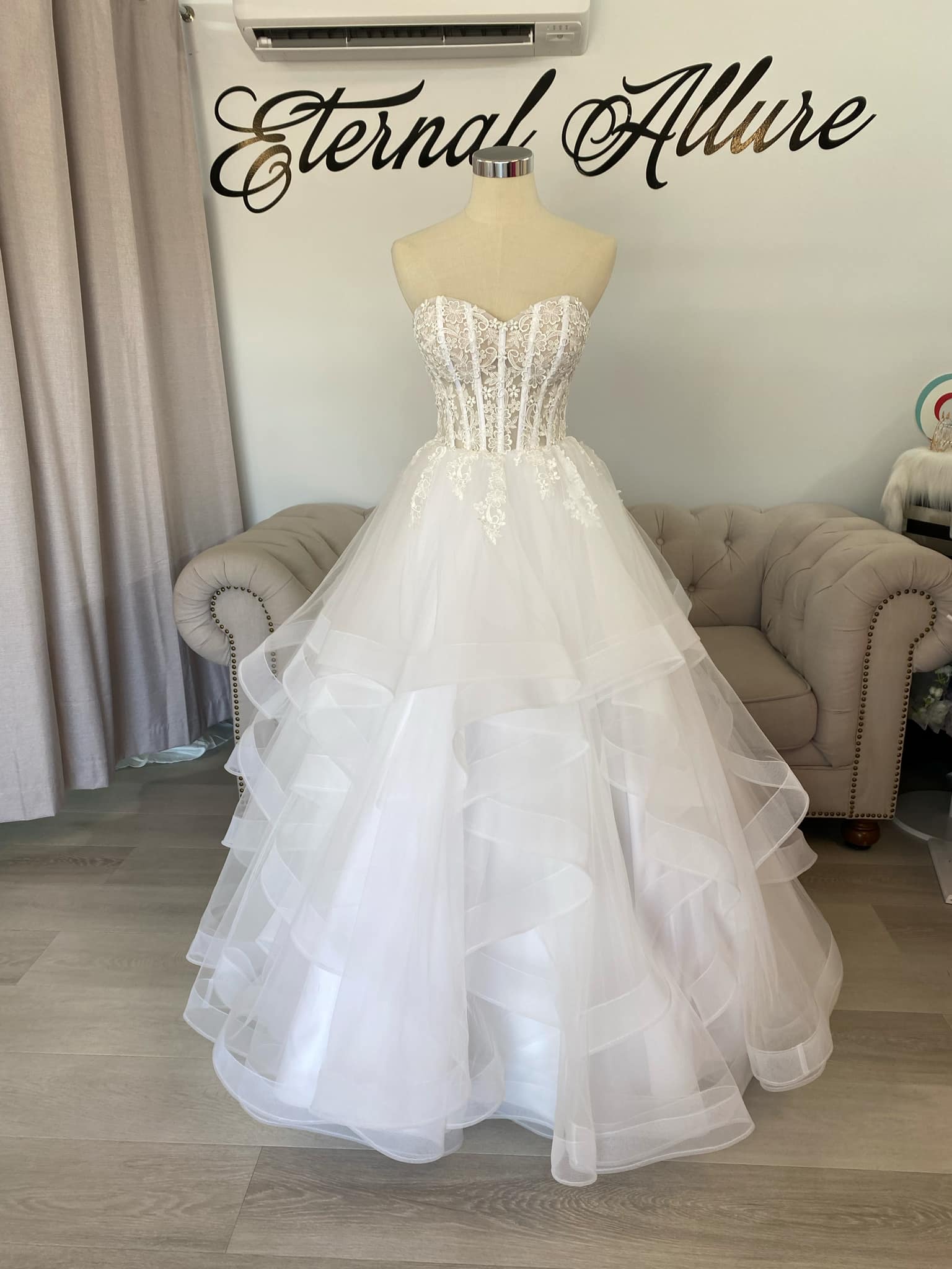 Madelyn wedding dress, deb dress ( straps removable) – Eternal Allure Pty  Ltd