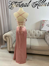 Load image into Gallery viewer, Emily dust pink formal dress .
