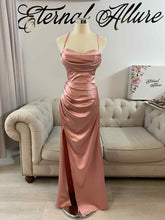 Load image into Gallery viewer, Emily dust pink formal dress .
