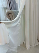 Load image into Gallery viewer, Anna wedding dress 2 pieces corset top and skirt with scarf, pockets and slit .
