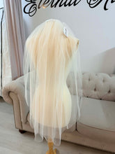 Load image into Gallery viewer, 1 meter length tulle veil off white  .
