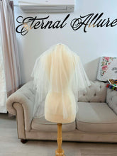 Load image into Gallery viewer, Mini length veil 2 layers
