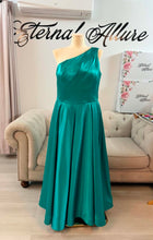 Load image into Gallery viewer, Joanne formal dress with pockets and slit.
