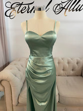 Load image into Gallery viewer, Bridie sage green formal dress
